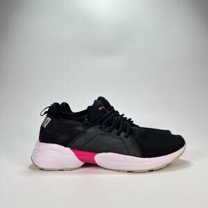 Puma Sirena Black Pink Athletic Low Top Training Shoes 369139-01 Women’s Size 9